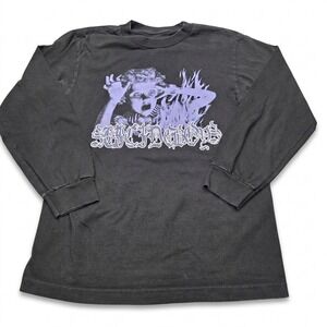 Suicideboys G59 Long Sleeve Graphic T-Shirt Faded Black Purple Logo Mens Small
